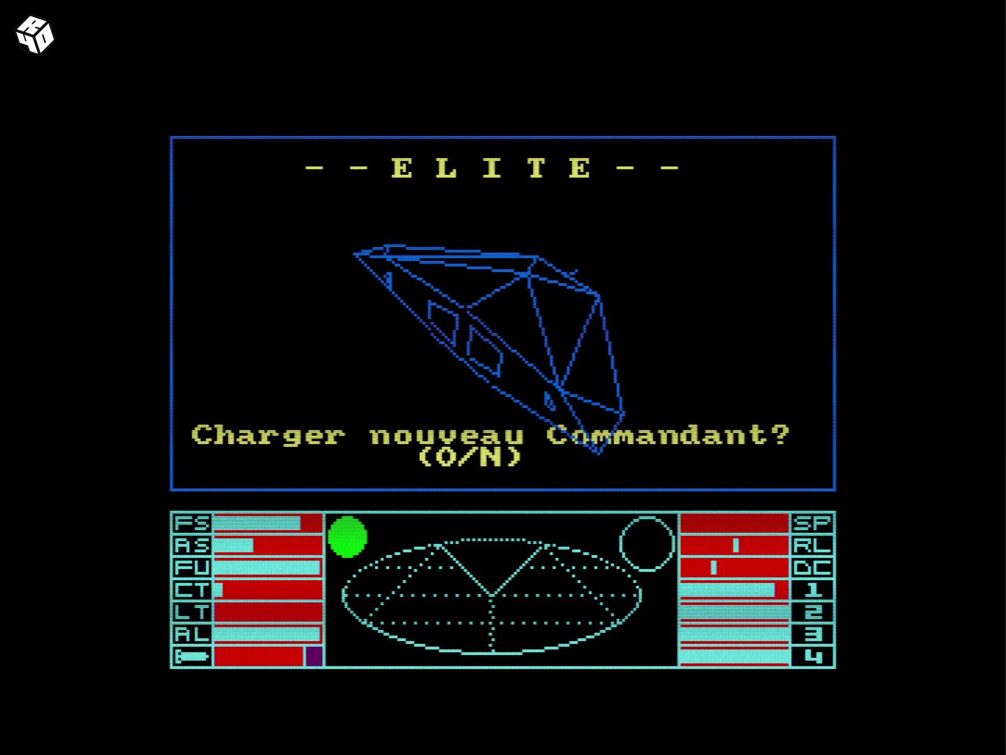 Démarrage du jeu