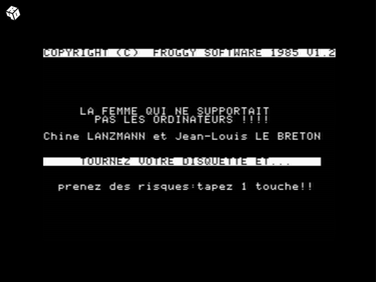 Écran titre