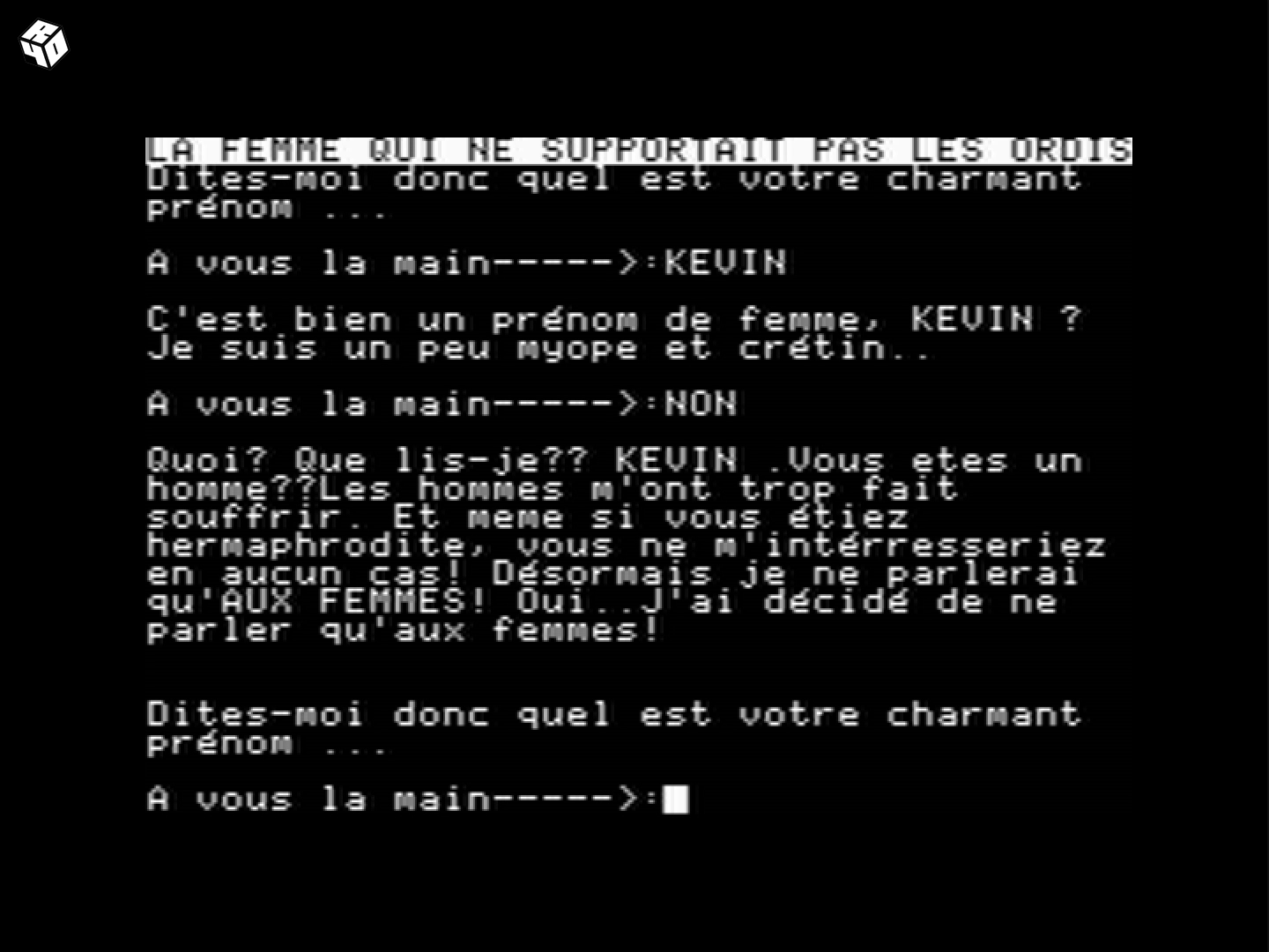 Interdit aux hommes
