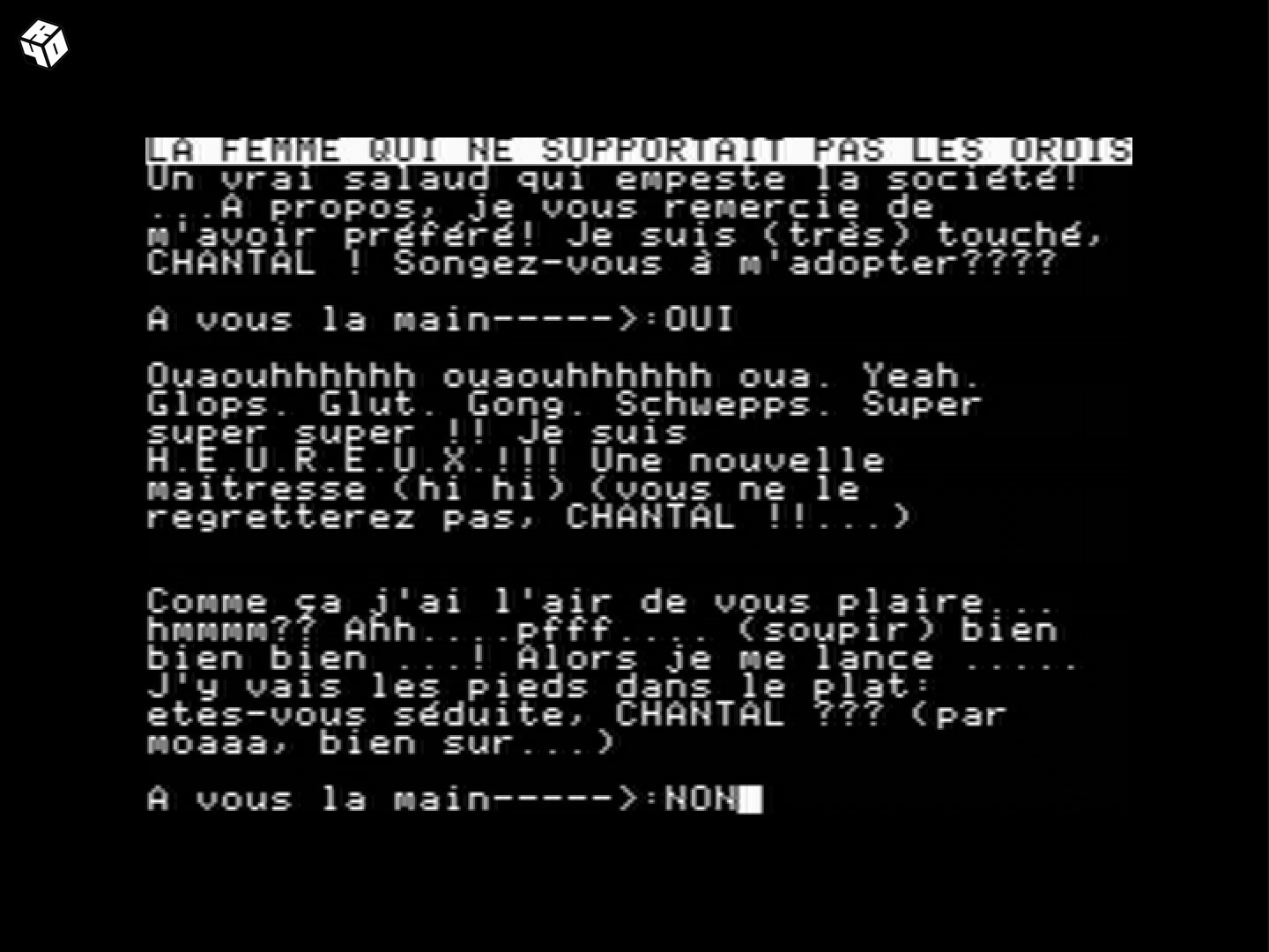 Notre ordinateur tente le coup à son tour