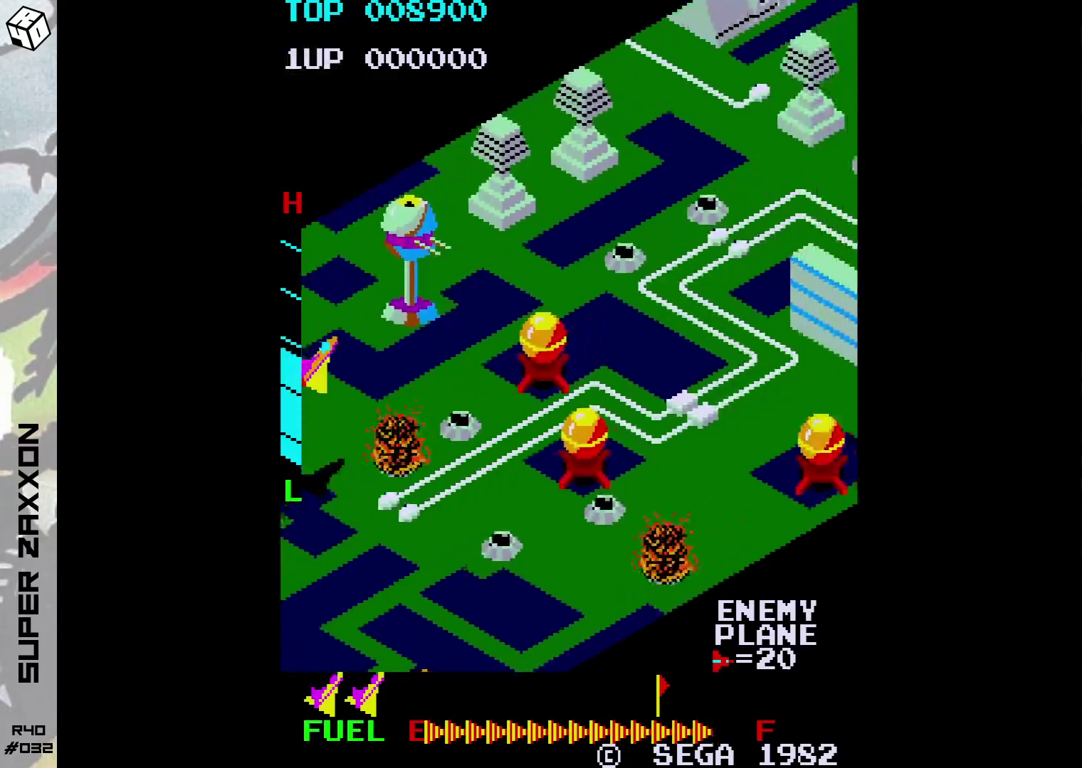 Le jeu dans sa version arcade