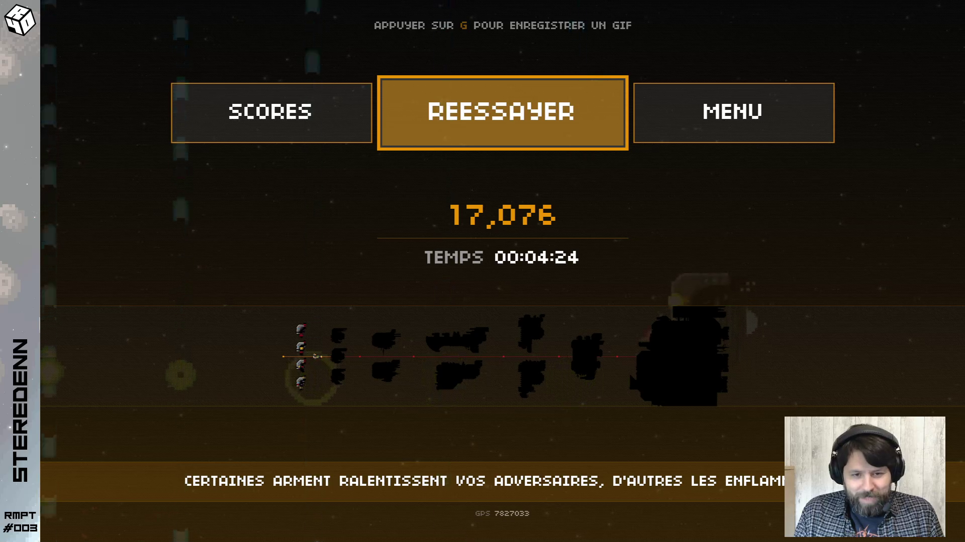 Le jeu est long, je n'ai jamais atteint la fin